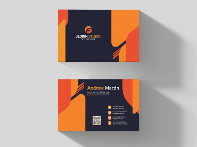 Corporate Business Card app branding design icon illustration stationary typography ui ux vector