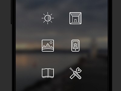 Camera app menu app camera icons menu