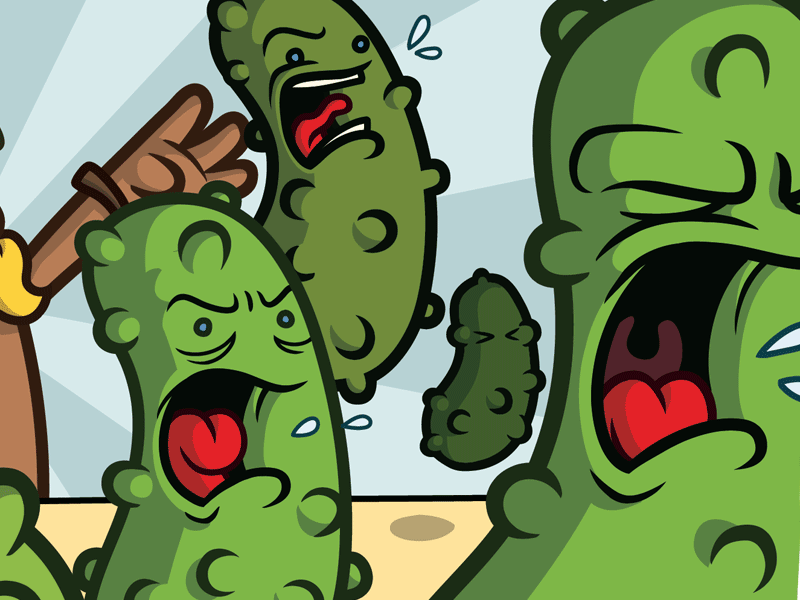 Pickles gherkins illustration pickles vector