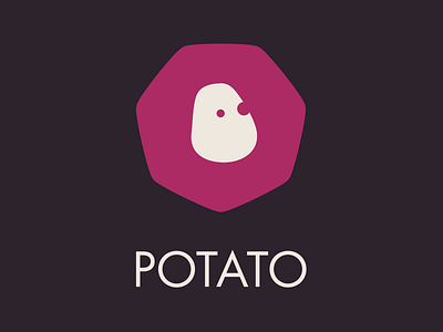 New logo for Potato logo potato vector