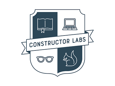 Constructor Labs logo heraldry logo shield vector