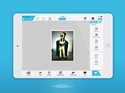 Photogene for iPad iOS7 makeover app ipad iphone ux