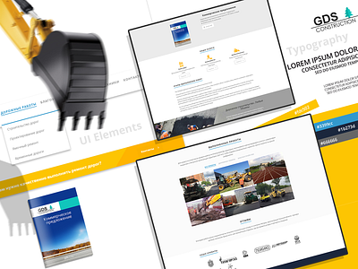 Asphalting company website design project