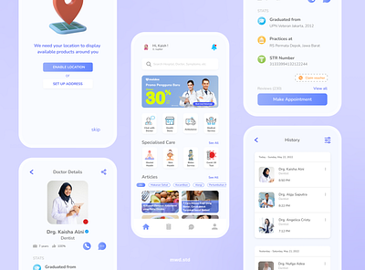 Health App 3d animation app branding design graphic design illustration logo mobile app motion graphics ui uiux vector