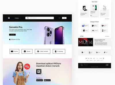 Gadget Store Web app branding design graphic design ui uiux webdesign