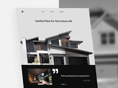 HOM - Real Estate Website Design brandign design figma interface landing page real estate uiux web design website