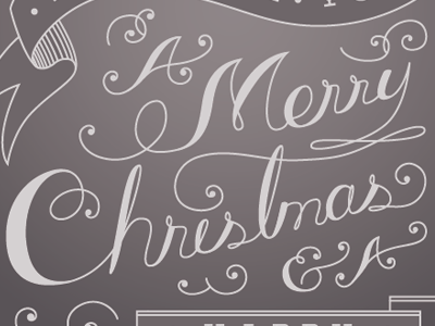 Christmas Card christmas hand lettering typography