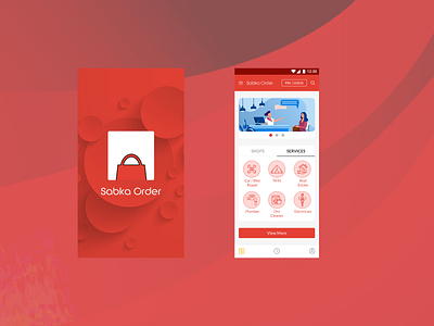 Sabka Order - Ecommerce Mobile App dashboard ecommerce mobile app ux