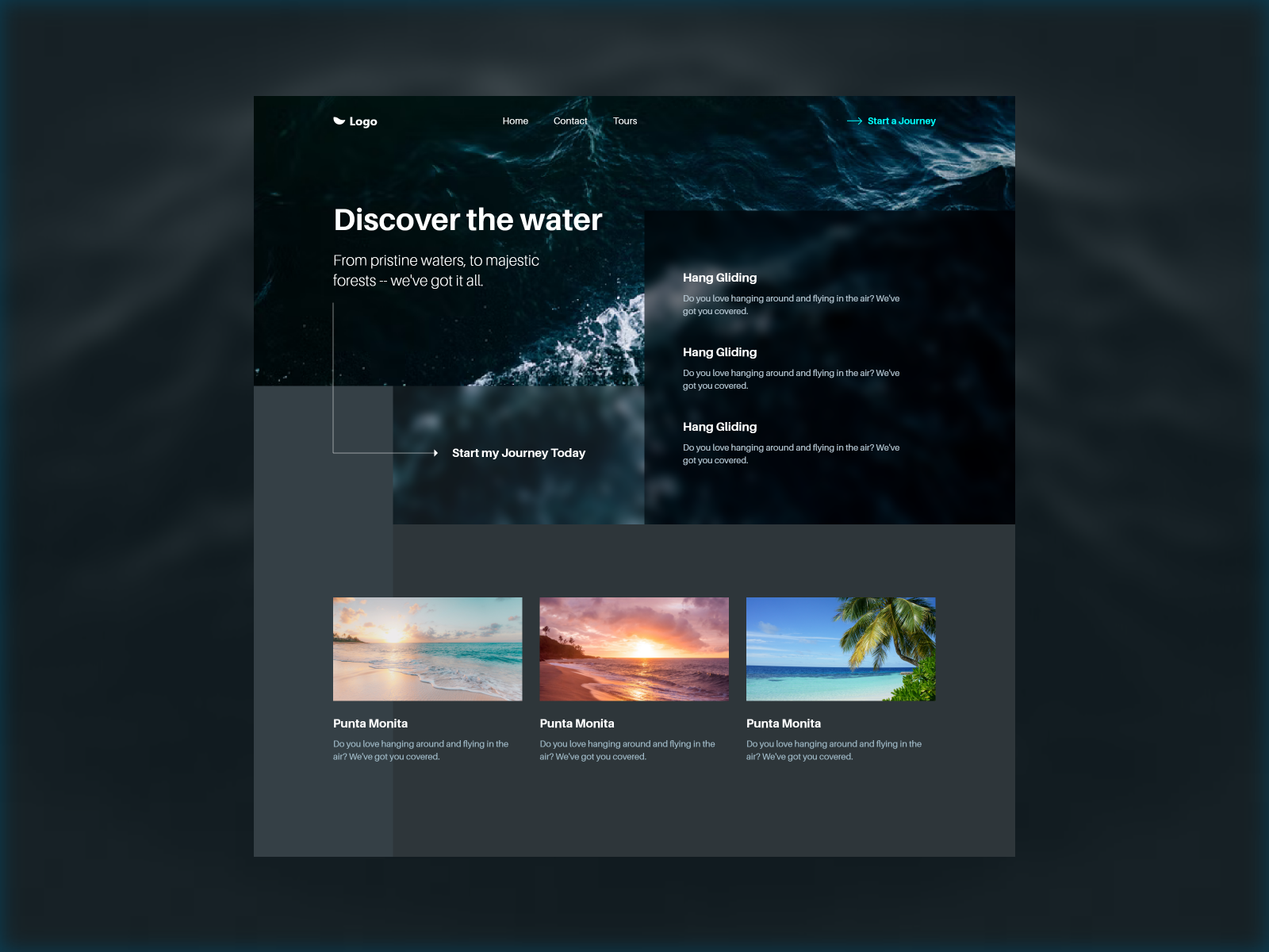 Web Layout by Nandini Gandhi on Dribbble