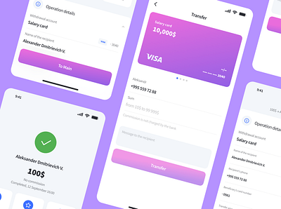 Banking App Concept banking app design mobile app ui ui design