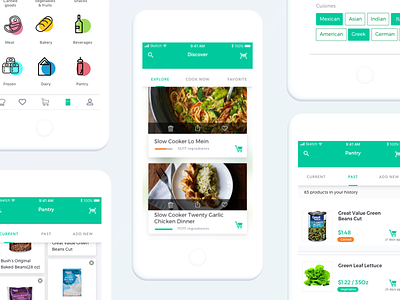Pantry App Concept app. food food. grocery. list. pantry. shopping. ui. ux.