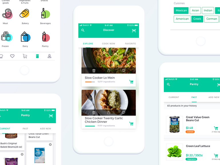 Pantry App Concept by Achraf Rahal on Dribbble