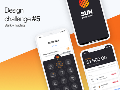 Design Challenge #5 . bank bankapp designchallenge finance ios money sketchapp trading uiux