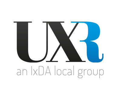 Logo for UXRomandie logo ux uxr uxromandie