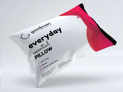 Goodman Pillow Packaging Design branding design package design packaging packagingdesign pillow