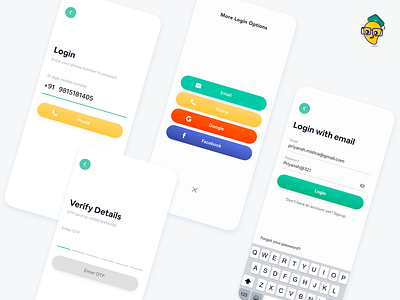 App Login Flow Design