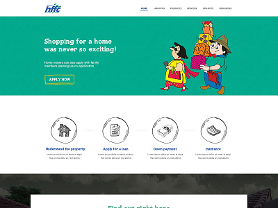 Finance Website design concept