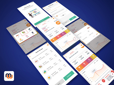 Mowize Mobile Application android android app android app design conceptual design design finance financial advisor financial app financial dashboard financial services mobile ui ui ux