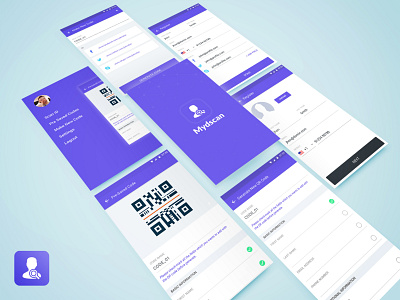 Mydscan app concept android android app design app app design appdesigner conceptual design design ios showcase ui