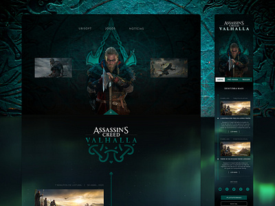 Assassin's Creed: Valhalla (landing page)