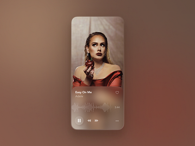 Music Player adele album android equaliser ios mobile music next play player song stop ui