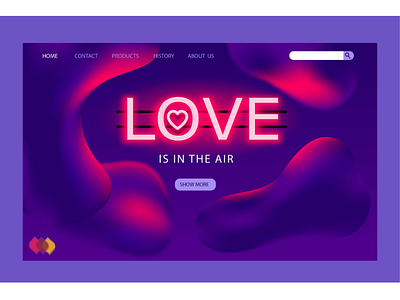 Valentines Day Special Website Layout branding design digital digital art digital illustration digital painting digitalart digitalmarketing illustration logo marketing marketing agency marketing site ui valentine valentine day valentines valentines day valentinesday vector