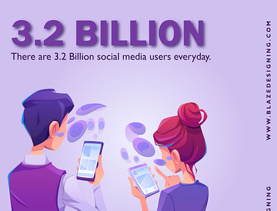 3.2 Billion Users design digitalmarketing graphic design marketing social media typography