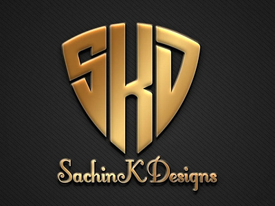 Logo SachinkDesigns branding graphic design logo