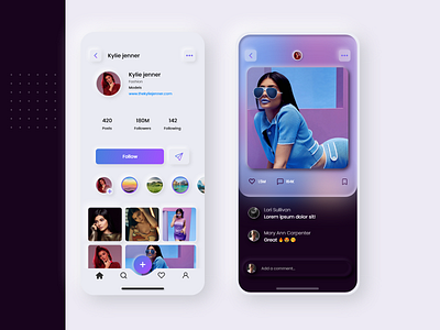 Instagram Neomorphic Redesign by DANZ on Dribbble
