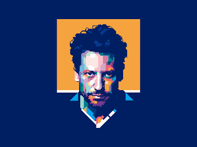 Ioan Gruffudd art design flat illustration illustrator people popart poster print vector wpap