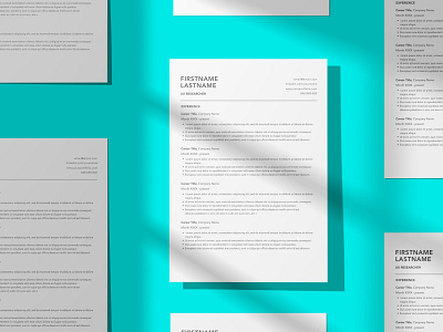 Simple Bullet Resume Template - THE UX ICON content strategy resume portfolio product design resume resume the ux icon ux ux research resume ux resume template