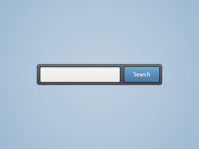 Search Bar bar blue button clean field search text transparent ui