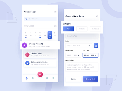 Task Manager App by Choirul Syafril on Dribbble