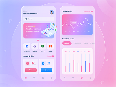 Article App by Choirul Syafril for One Week Wonders on Dribbble