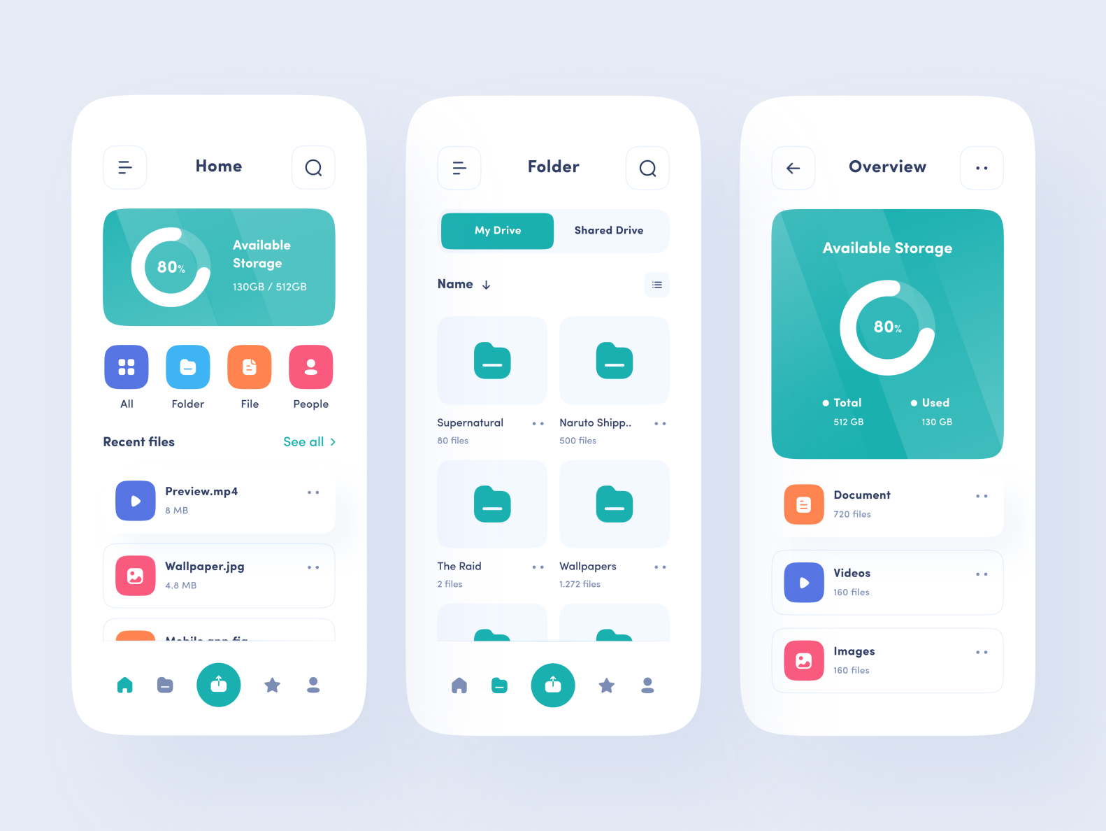 Cloud Storage App by Choirul Syafril on Dribbble