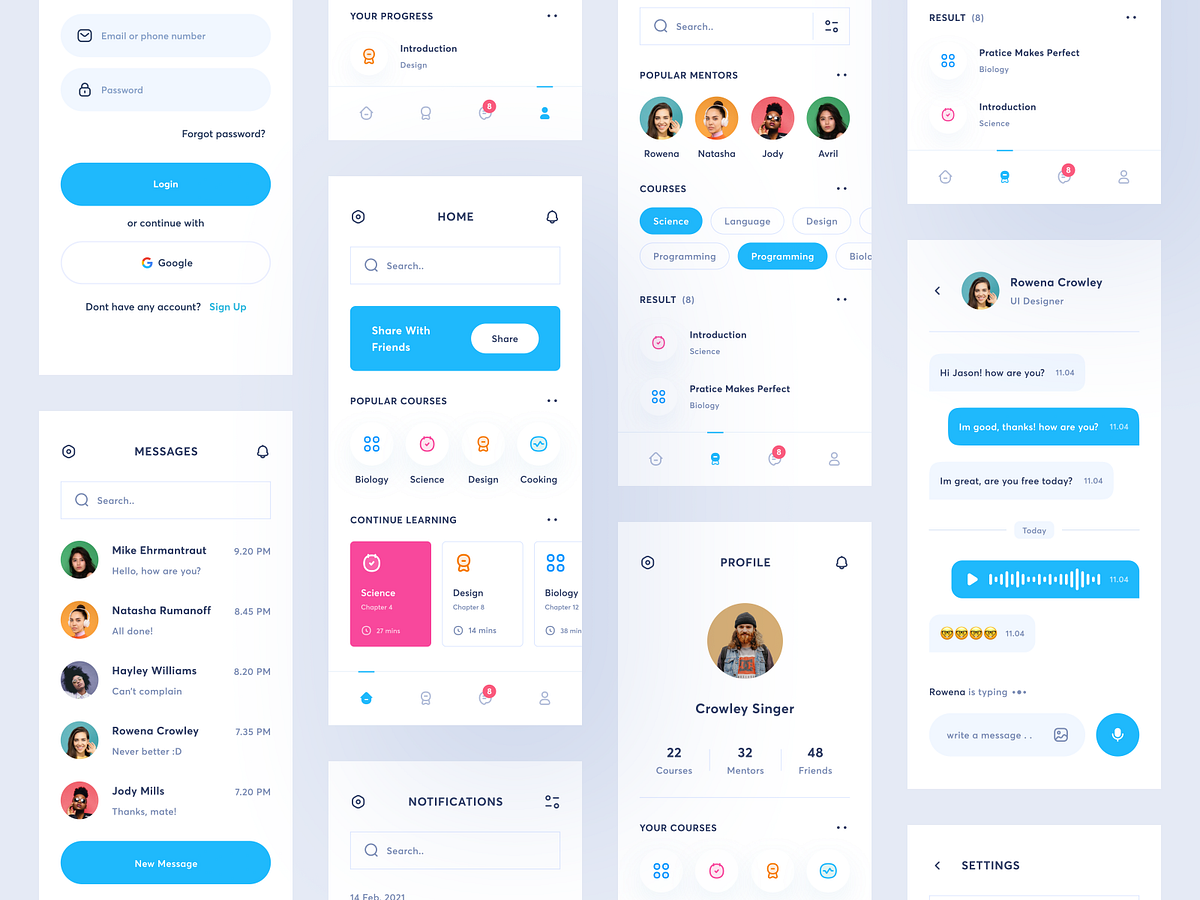 Online Learning Platform App by Choirul Syafril for Keitoto on Dribbble