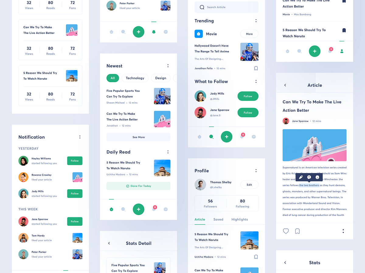 Profile UI designs, themes, templates and downloadable graphic elements ...
