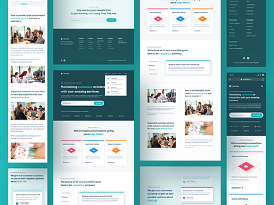 FloatTalk - CRM Platform Website Responsive