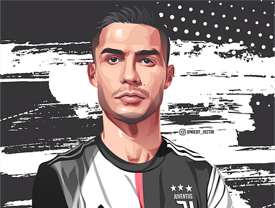 Wonderful Cristiano Ronaldo art artwork coreldraw cristiano design designer digitalart football graphicdesigner illustration illustrator ronaldo vector