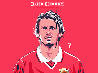 David Beckham art beckham coreldraw design designer digitalart england fanart graphicdesigner inggris legend manchester united vector