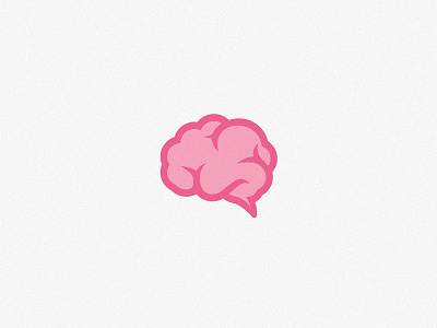 Brain Icon brain icon illustration noise noun project pink