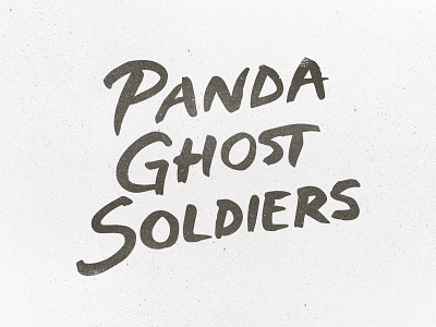 Panda Ghost Soldiers