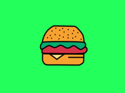 Burger branding burger cuisine design drink eat fingerchips follow food hunger illustration kfc logo mccdonald typography