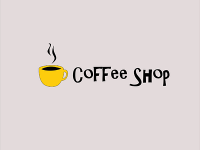 Coffee Shop brand logo top coffee