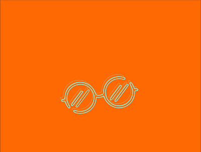 Glasses animation branding flat illustration logo minimal ui ux vector website