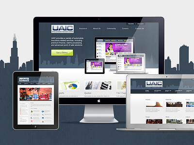 UAIC Redesign car insurance css debut gui html redesign ui ui design user interface web design website