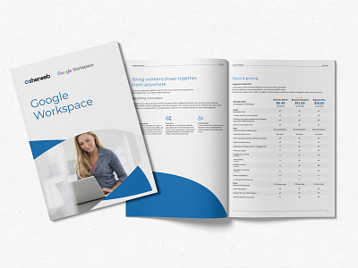 Google workspace product sheet adobe illustrator adobe indesign branding ebook lead generation product sheet