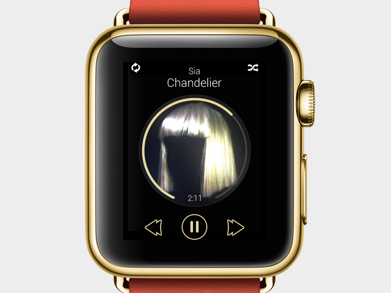 Apple Watch Music Player by Andy on Dribbble
