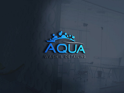 Logo for car wash company