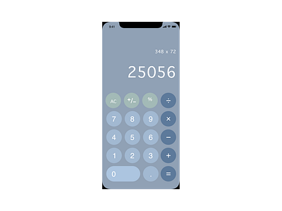 #DailyUi #004 Calculator